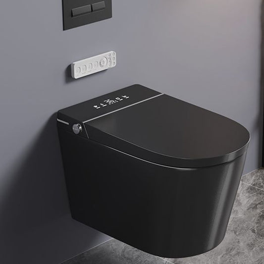 Temperature Control Smart Bidet Elongated Wall-Mounted Heated Seat Ceramic Clearhalo 'Bathroom Remodel & Bathroom Fixtures' 'Bidets' 'Home Improvement' 'home_improvement' 'home_improvement_bidets' 'Toilets & Bidets' 1200x1200_2eb09f50-91d8-4c5f-a190-bbbfe074ec92