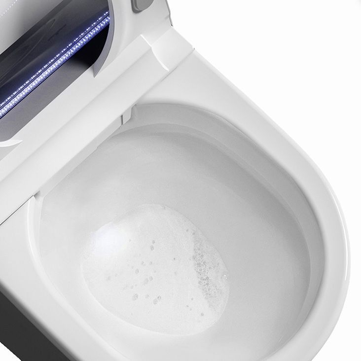 Contemporary 14.9" H Electronic Elongated Toilet Wall Mounted Bidet Clearhalo 'Bathroom Remodel & Bathroom Fixtures' 'Bidets' 'Home Improvement' 'home_improvement' 'home_improvement_bidets' 'Toilets & Bidets' 1200x1200_2ebd726e-413e-49df-958a-3d8ef0da80e4