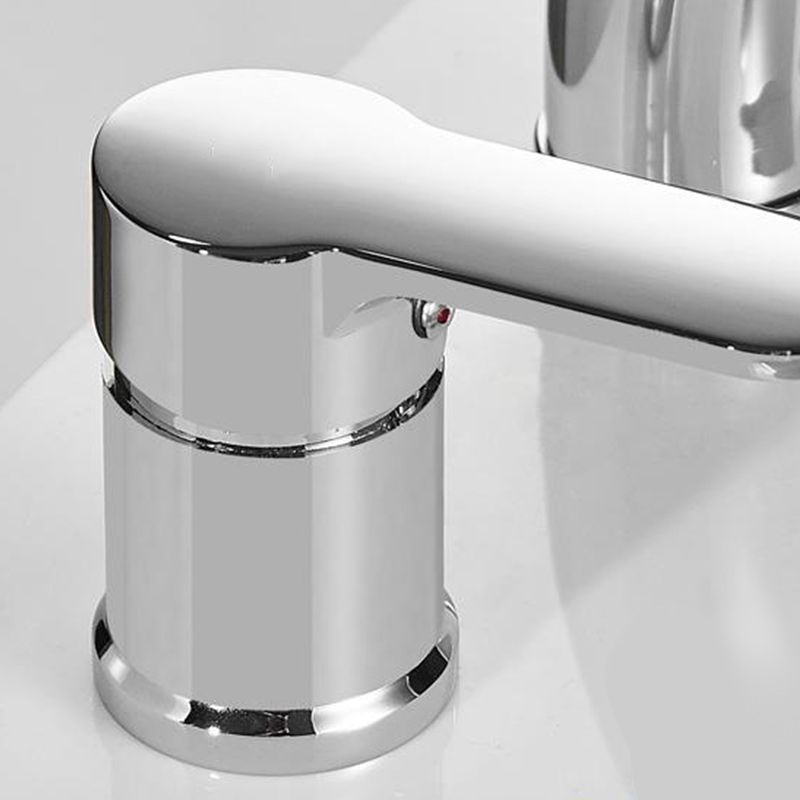 Modern Chrome Sink Faucet Brass Bathroom Low Arc Lifting Faucet Clearhalo 'Bathroom Remodel & Bathroom Fixtures' 'Bathroom Sink Faucets' 'Bathroom Sinks & Faucet Components' 'bathroom_sink_faucets' 'Home Improvement' 'home_improvement' 'home_improvement_bathroom_sink_faucets' 1200x1200_2ed99bdb-9417-4666-8a07-38ba30d7c593