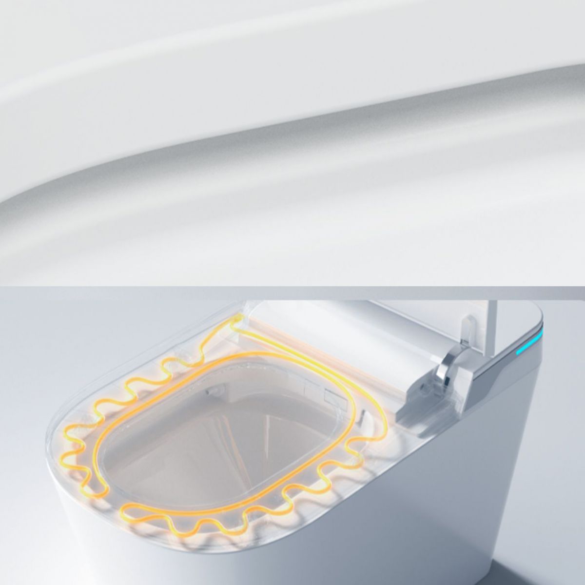 Modern Toilet Bowl One Piece Toilet Floor Mounted Porcelain Toilet Clearhalo 'Bathroom Remodel & Bathroom Fixtures' 'Home Improvement' 'home_improvement' 'home_improvement_toilets' 'Toilets & Bidets' 'Toilets' 1200x1200_2f2d8233-1f54-476c-9662-229093861519