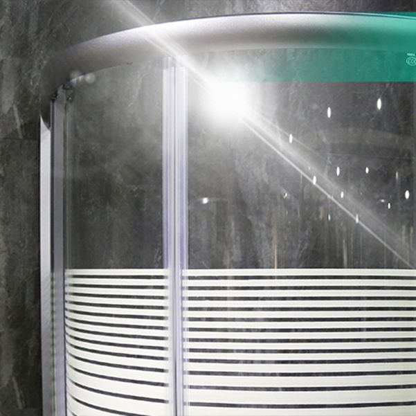 Full Frame Arc Sector Tempered Glass Shower Room Partition Screen Clearhalo 'Bathroom Remodel & Bathroom Fixtures' 'Home Improvement' 'home_improvement' 'home_improvement_shower_tub_doors' 'Shower and Tub Doors' 'shower_tub_doors' 'Showers & Bathtubs' 1200x1200_2f401578-8bac-4a6a-8d11-8089ee215203