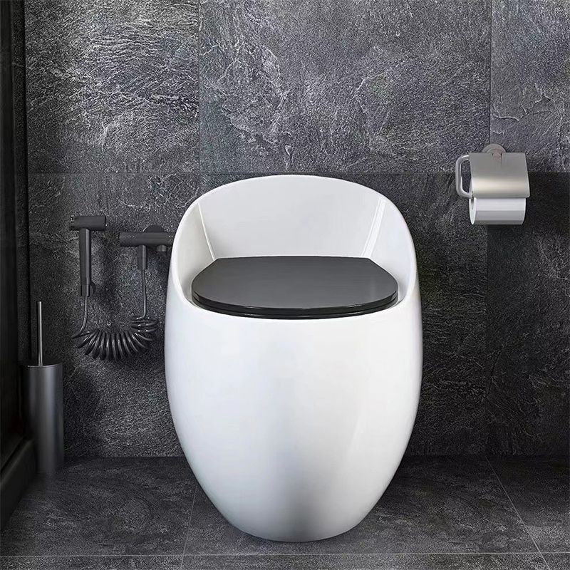 Modern Floor Mount Flush Toilet Siphon Jet Urine Toilet with Seat for Bathroom Clearhalo 'Bathroom Remodel & Bathroom Fixtures' 'Home Improvement' 'home_improvement' 'home_improvement_toilets' 'Toilets & Bidets' 'Toilets' 1200x1200_2f452432-e185-4407-9f9d-c474d37a91cc