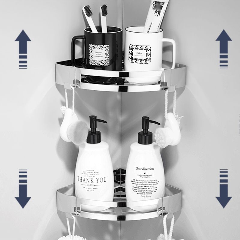 Silver Bathroom Accessories Hardware Set Modern Bathroom Accessory Kit Clearhalo 'Bathroom Hardware Sets' 'Bathroom Hardware' 'Bathroom Remodel & Bathroom Fixtures' 'bathroom_hardware_sets' 'Home Improvement' 'home_improvement' 'home_improvement_bathroom_hardware_sets' 1200x1200_2f706dc8-f03a-4368-b34e-ca1e9c026402