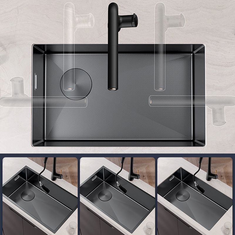 Classic Style Kitchen Sink Corrosion Resistant 1 Holes Kitchen Sink with Drain Assembly Clearhalo 'Home Improvement' 'home_improvement' 'home_improvement_kitchen_sinks' 'Kitchen Remodel & Kitchen Fixtures' 'Kitchen Sinks & Faucet Components' 'Kitchen Sinks' 'kitchen_sinks' 1200x1200_2fc2b1b9-ae93-4cf3-b867-b79a9a52aeb0