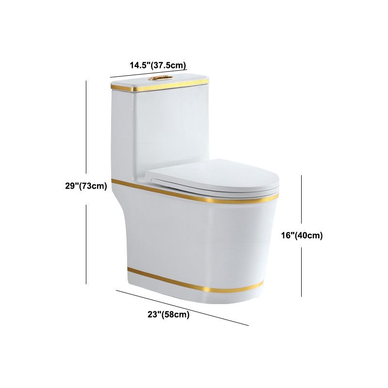 Siphon Jet Toilet Traditional One-Piece Toilet with Slow Close Seat Clearhalo 'Bathroom Remodel & Bathroom Fixtures' 'Home Improvement' 'home_improvement' 'home_improvement_toilets' 'Toilets & Bidets' 'Toilets' 1200x1200_2fc79ca6-3204-4b1e-afcb-c05179e0713f