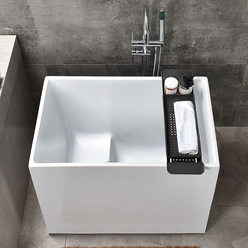 Stand Alone Antique Finish Soaking Bathtub Rectangular Modern Bathtub (Board not Included) Clearhalo 'Bathroom Remodel & Bathroom Fixtures' 'Bathtubs' 'Home Improvement' 'home_improvement' 'home_improvement_bathtubs' 'Showers & Bathtubs' 1200x1200_2fcc30b1-5eea-47e3-8484-9fa7ca5c2456