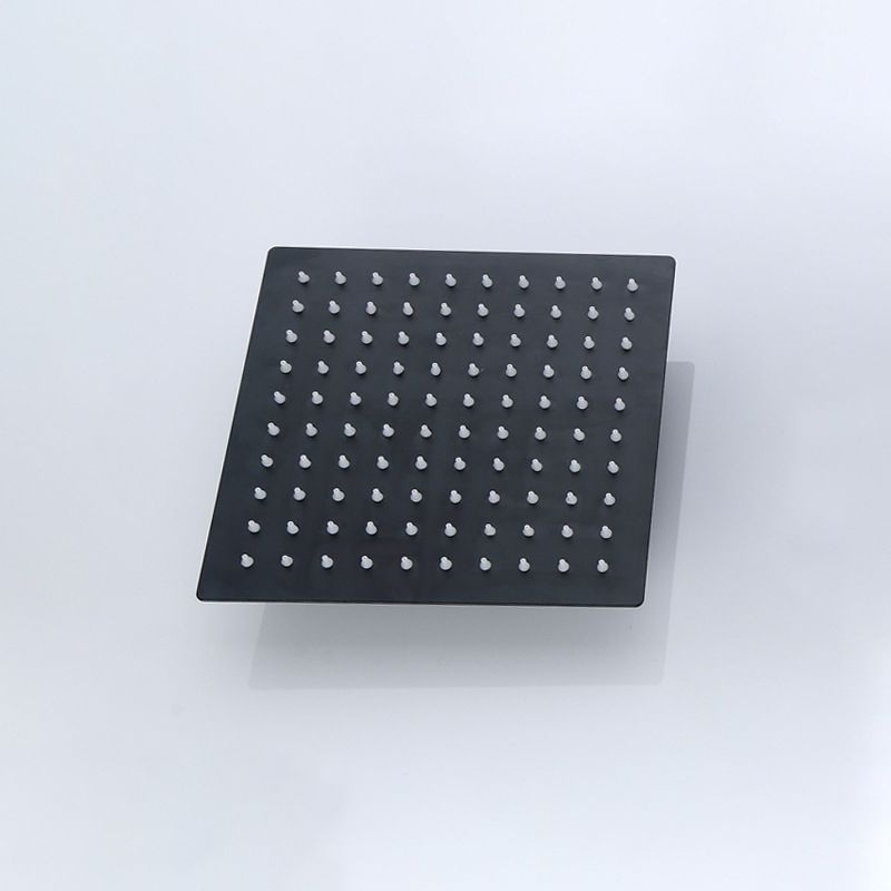 Black Square Fixed Shower Head Modern Style Wall-Mount Showerhead Clearhalo 'Bathroom Remodel & Bathroom Fixtures' 'Home Improvement' 'home_improvement' 'home_improvement_shower_heads' 'Shower Heads' 'shower_heads' 'Showers & Bathtubs Plumbing' 'Showers & Bathtubs' 1200x1200_2fcc69a7-df14-449f-9323-f8fa105c72c3