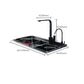 Modern Kitchen Sink Stainless Steel 2 Holes Drop-In Wear-resistant Kitchen Sink Clearhalo 'Home Improvement' 'home_improvement' 'home_improvement_kitchen_sinks' 'Kitchen Remodel & Kitchen Fixtures' 'Kitchen Sinks & Faucet Components' 'Kitchen Sinks' 'kitchen_sinks' 1200x1200_2fd01f42-f854-4fd9-8177-220c1397ee87