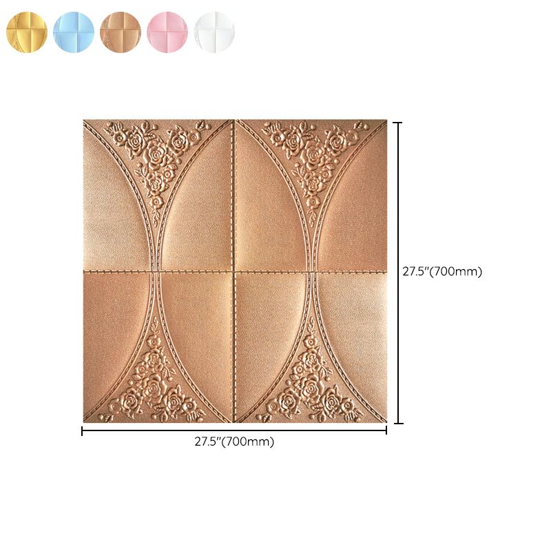 3D Wall Plate Gorgeous Style Simple Home Living Room Wall Panel (10-Pack) Clearhalo 'Flooring 'Home Improvement' 'home_improvement' 'home_improvement_wall_paneling' 'Wall Paneling' 'wall_paneling' 'Walls & Ceilings' Walls and Ceiling' 1200x1200_2fd3a626-540f-4f6f-9312-9b357e47843f