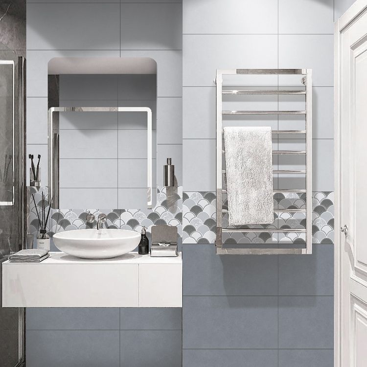 Porcelain Floor and Wall Tile Solid Color Rectangle Bathroom Tile Clearhalo 'Floor Tiles & Wall Tiles' 'floor_tiles_wall_tiles' 'Flooring 'Home Improvement' 'home_improvement' 'home_improvement_floor_tiles_wall_tiles' Walls and Ceiling' 1200x1200_2fe39335-eef2-4e86-95fa-8849683071c7
