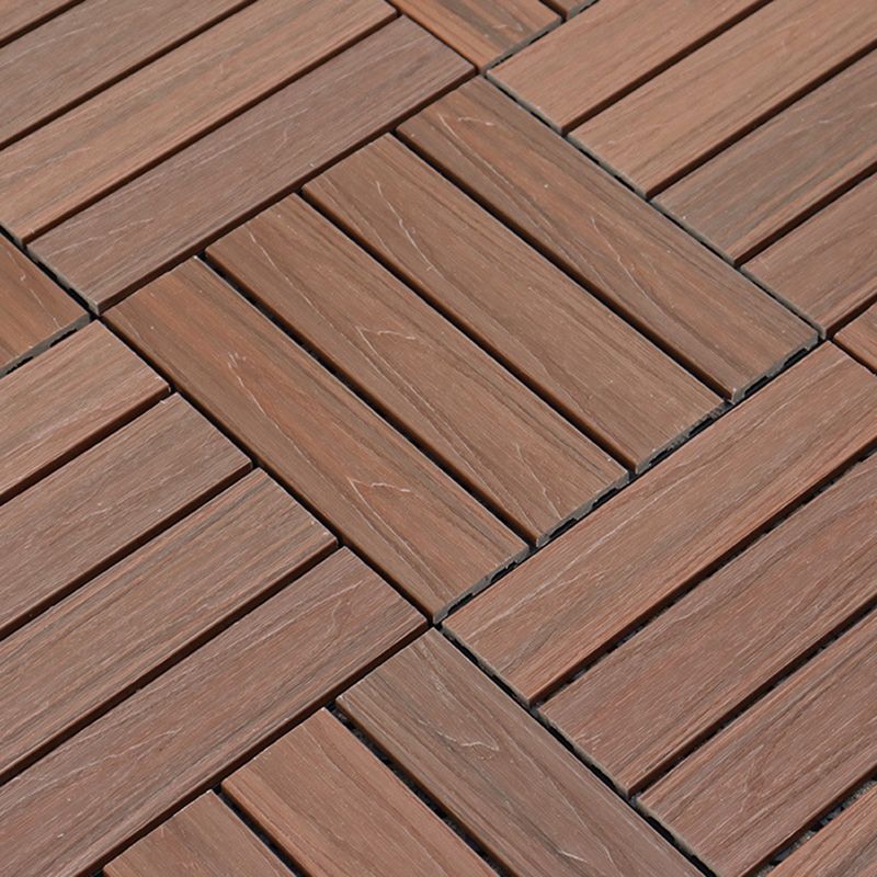12" X 12"4-Slat Square PVC Flooring Tiles Snap Fit Installation Floor Board Tiles Clearhalo 'Home Improvement' 'home_improvement' 'home_improvement_outdoor_deck_tiles_planks' 'Outdoor Deck Tiles & Planks' 'Outdoor Flooring & Tile' 'Outdoor Remodel' 'outdoor_deck_tiles_planks' 1200x1200_300b9f34-c07f-4c4c-b666-2caf3bba2041