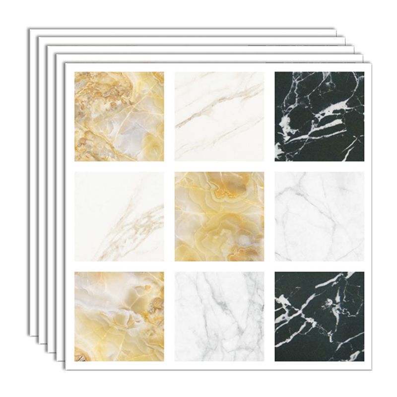 Peel & Stick Mosaic Tile PVC Square Stain Resistant Peel and Stick Tiles 20-Pack Clearhalo 'Flooring 'Home Improvement' 'home_improvement' 'home_improvement_peel_stick_blacksplash' 'Peel & Stick Backsplash Tile' 'peel_stick_blacksplash' 'Walls & Ceilings' Walls and Ceiling' 1200x1200_300da199-71fd-4234-ad8b-60da4e927df6