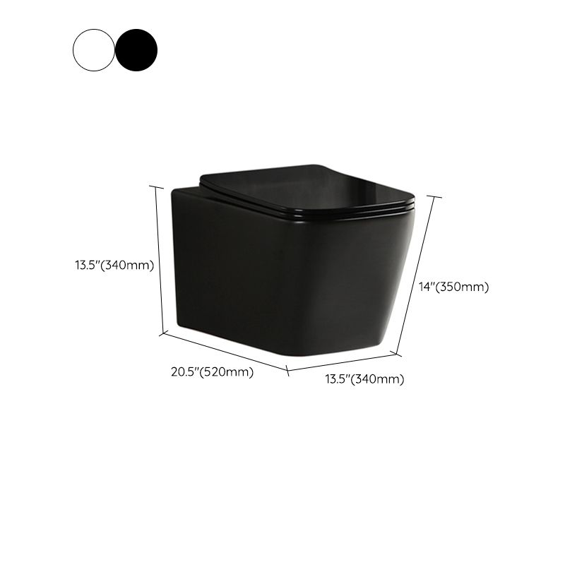 Wall Mount Flush Toilet One-Piece Toilet Contemporary Porcelain Toilet Clearhalo 'Bathroom Remodel & Bathroom Fixtures' 'Home Improvement' 'home_improvement' 'home_improvement_toilets' 'Toilets & Bidets' 'Toilets' 1200x1200_301adbb0-7360-4d6f-b2bb-061db574a867