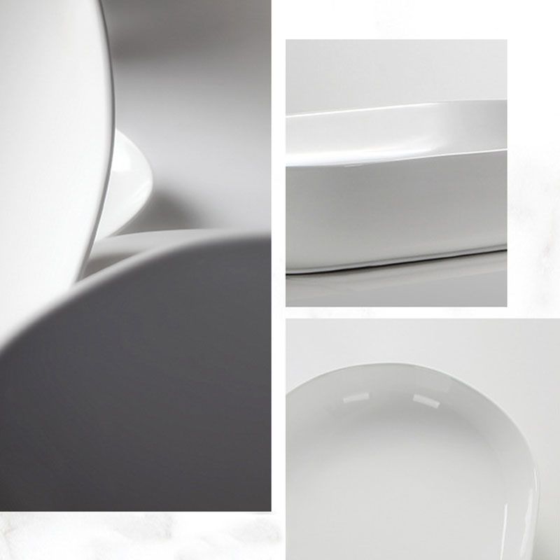 Modern Round Bathroom Sink Pop-Up Drain Vessel Bathroom Sink in white Clearhalo 'Bathroom Remodel & Bathroom Fixtures' 'Bathroom Sinks & Faucet Components' 'Bathroom Sinks' 'bathroom_sink' 'Home Improvement' 'home_improvement' 'home_improvement_bathroom_sink' 1200x1200_30244371-817c-40ad-b14e-06b962152c4b