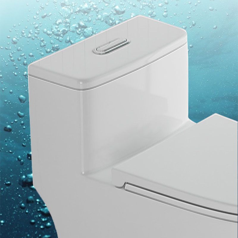 White Elongated One-Piece Toilet Siphon Jet Water Saving Flush Toilet with Toilet Seat Clearhalo 'Bathroom Remodel & Bathroom Fixtures' 'Home Improvement' 'home_improvement' 'home_improvement_toilets' 'Toilets & Bidets' 'Toilets' 1200x1200_30405a16-851d-42d8-8b37-e699ae0bc923