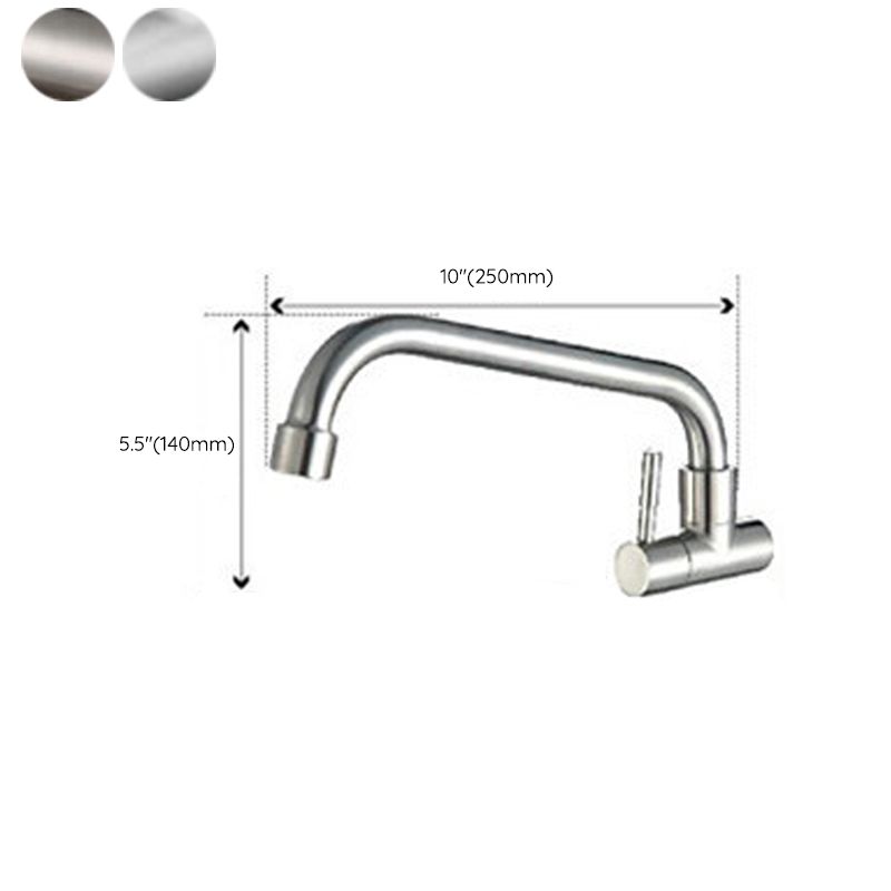 Modern 1-Handle Faucets Stainless Steel with Water Dispenser Standard Kitchen Faucets Clearhalo 'Home Improvement' 'home_improvement' 'home_improvement_kitchen_faucets' 'Kitchen Faucets' 'Kitchen Remodel & Kitchen Fixtures' 'Kitchen Sinks & Faucet Components' 'kitchen_faucets' 1200x1200_3063a906-47fe-4349-8f34-0a10ddcbc41a
