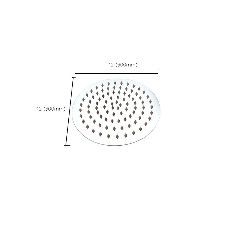 Large Shower Head 304 Stainless Steel Standard Spray Pattern Fixed Shower Head Clearhalo 'Bathroom Remodel & Bathroom Fixtures' 'Home Improvement' 'home_improvement' 'home_improvement_shower_heads' 'Shower Heads' 'shower_heads' 'Showers & Bathtubs Plumbing' 'Showers & Bathtubs' 1200x1200_3069e9bc-6ebe-425e-85cb-6ab98945d936