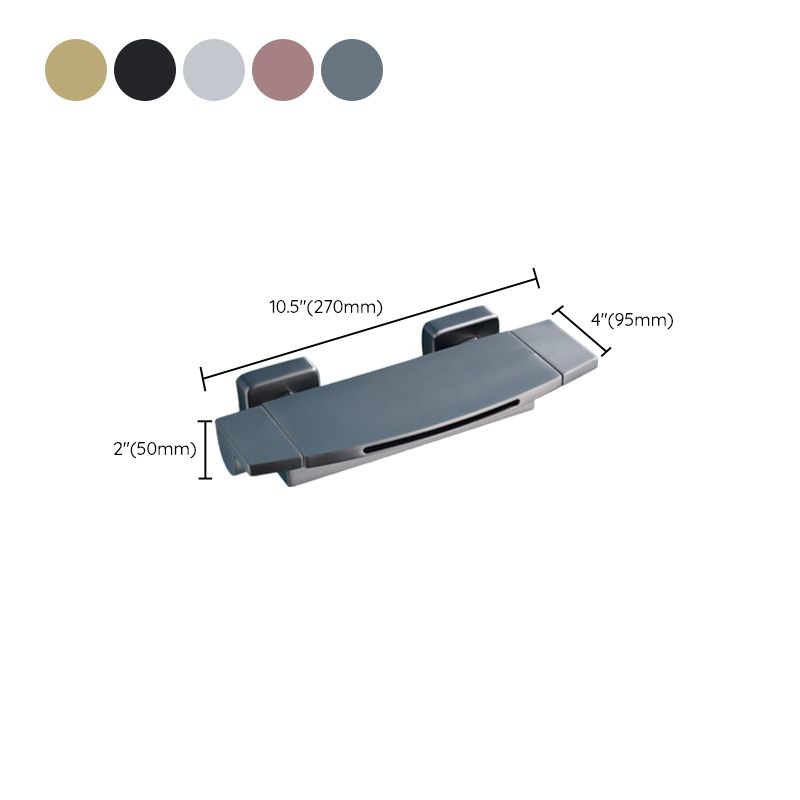 Wall Mounted Metal Tub Filler Low Arc Waterfall Bathroom Faucet Clearhalo 'Bathroom Remodel & Bathroom Fixtures' 'Bathtub Faucets' 'bathtub_faucets' 'Home Improvement' 'home_improvement' 'home_improvement_bathtub_faucets' 1200x1200_3077e6d8-5c66-4718-8440-5215b159c499