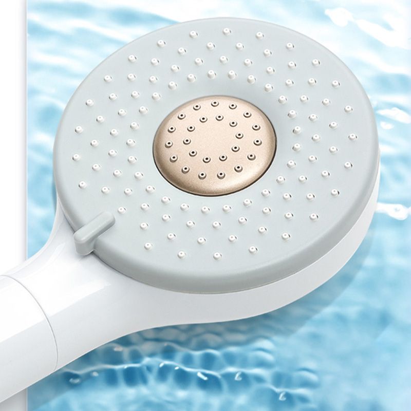 Contemporary Shower Head Solid Color Round Plastic Handheld Shower Head Clearhalo 'Bathroom Remodel & Bathroom Fixtures' 'Home Improvement' 'home_improvement' 'home_improvement_shower_heads' 'Shower Heads' 'shower_heads' 'Showers & Bathtubs Plumbing' 'Showers & Bathtubs' 1200x1200_3091dbb3-4246-468b-b2d2-6b2ae710bfe0