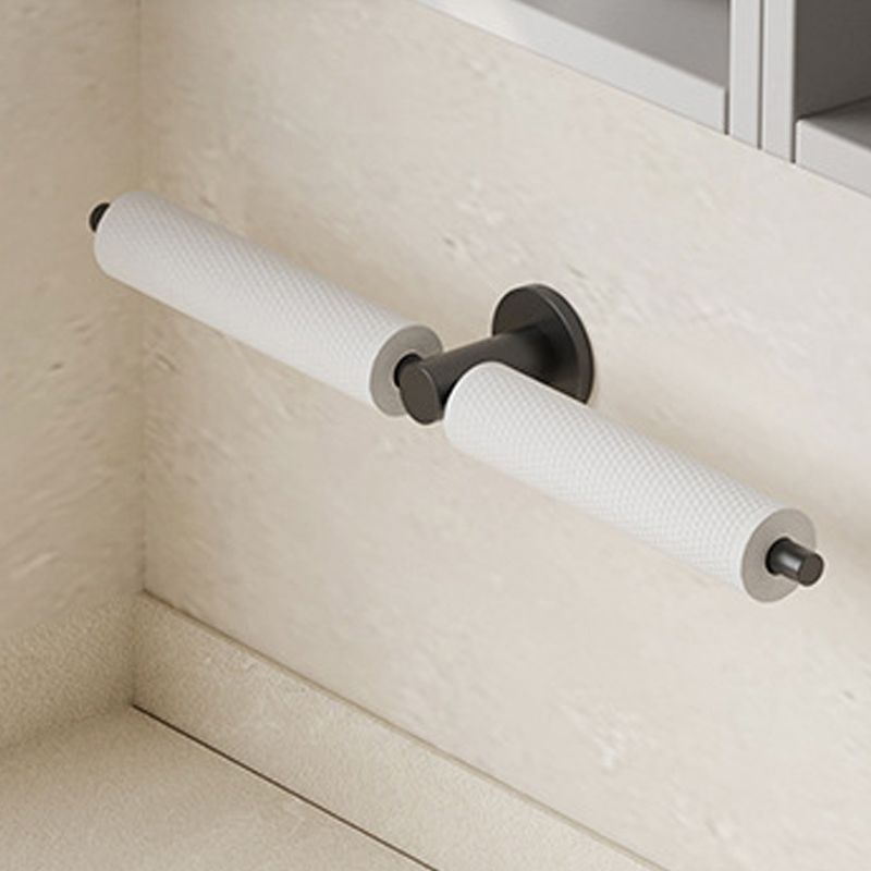 2-Piece Modern Bathroom Accessory Set Stainless Steel Towel Bar Clearhalo 'Bathroom Hardware Sets' 'Bathroom Hardware' 'Bathroom Remodel & Bathroom Fixtures' 'bathroom_hardware_sets' 'Home Improvement' 'home_improvement' 'home_improvement_bathroom_hardware_sets' 1200x1200_30aff90a-e931-4801-9a8d-66a91b9b6ca5