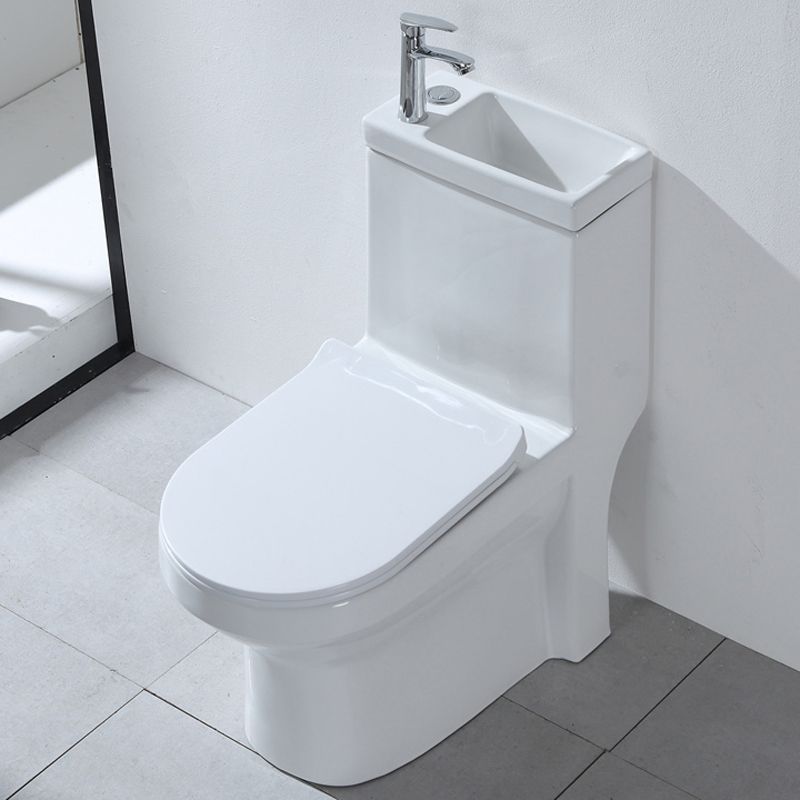 Contemporary Porcelain Flush Toilet Floor Mount One-Piece Toilet Urine Toilet Clearhalo 'Bathroom Remodel & Bathroom Fixtures' 'Home Improvement' 'home_improvement' 'home_improvement_toilets' 'Toilets & Bidets' 'Toilets' 1200x1200_30b98fd5-faae-4660-b4e6-9dcd74ae49c5