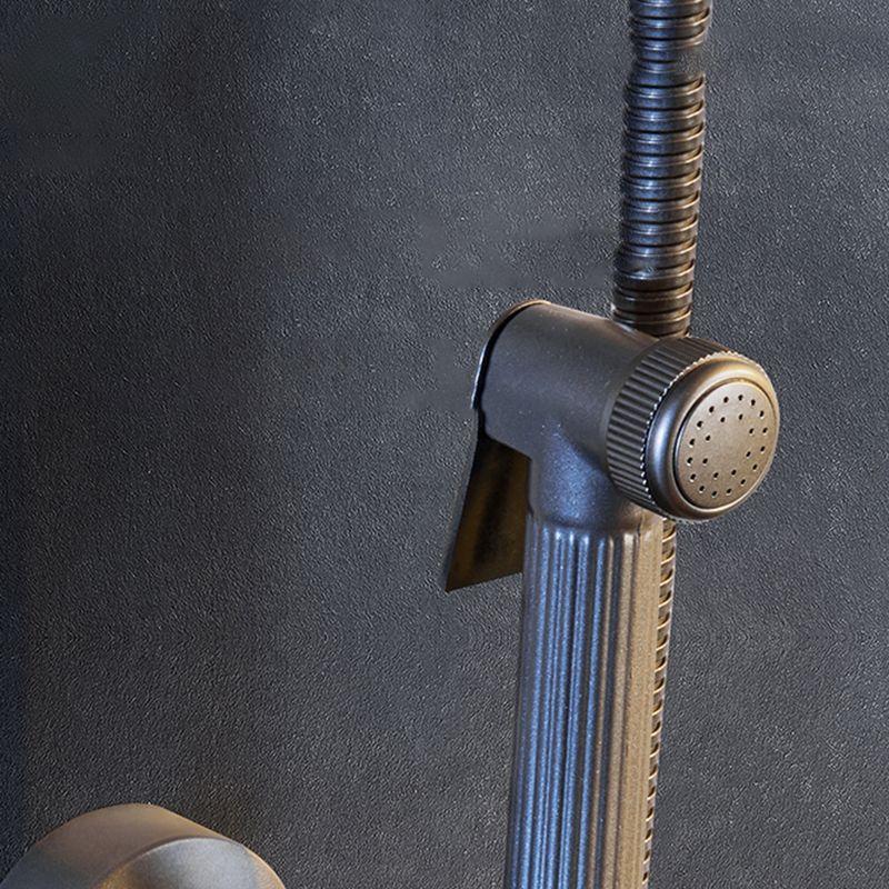 Modern Shower System Rectangle Handle Lever Wall Mounted Copper Shower System Clearhalo 'Bathroom Remodel & Bathroom Fixtures' 'Home Improvement' 'home_improvement' 'home_improvement_shower_faucets' 'Shower Faucets & Systems' 'shower_faucets' 'Showers & Bathtubs Plumbing' 'Showers & Bathtubs' 1200x1200_30c64a01-0568-4f04-954f-5b1c3a61df28