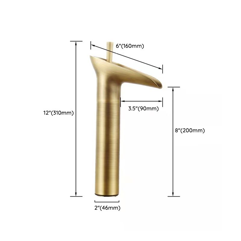 Circular Single Handle Faucet Country Style Basin Lavatory Faucet Clearhalo 'Bathroom Remodel & Bathroom Fixtures' 'Bathroom Sink Faucets' 'Bathroom Sinks & Faucet Components' 'bathroom_sink_faucets' 'Home Improvement' 'home_improvement' 'home_improvement_bathroom_sink_faucets' 1200x1200_30cdca78-3ad4-408b-b1a4-16719df66588