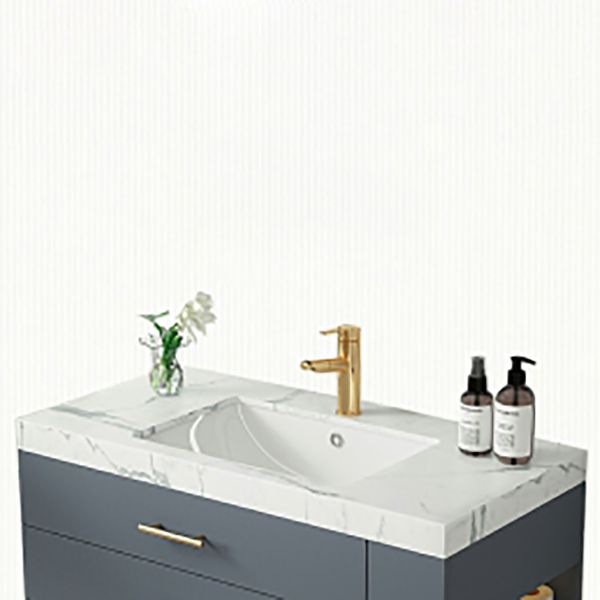 Popular Bathroom Sink Vanity Wall Mounted Standard Open Shelf with Two Drawer Clearhalo 'Bathroom Remodel & Bathroom Fixtures' 'Bathroom Vanities' 'bathroom_vanities' 'Home Improvement' 'home_improvement' 'home_improvement_bathroom_vanities' 1200x1200_30daab46-1f19-4149-a93e-d735c06d89ef