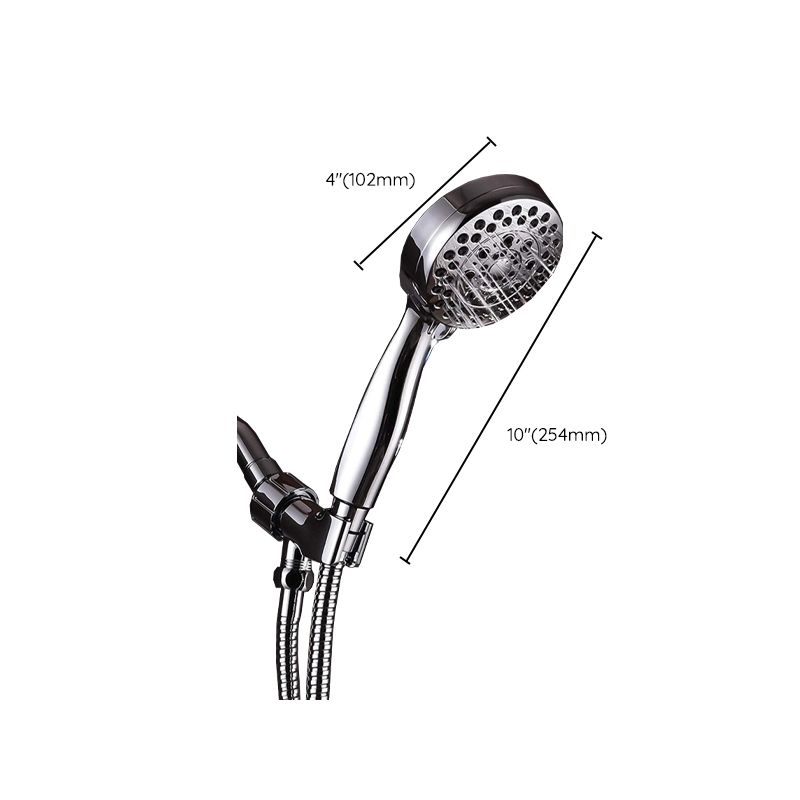 Handheld Shower Head with Hose 4-Sprays Wall-Mount Showerhead Clearhalo 'Bathroom Remodel & Bathroom Fixtures' 'Home Improvement' 'home_improvement' 'home_improvement_shower_heads' 'Shower Heads' 'shower_heads' 'Showers & Bathtubs Plumbing' 'Showers & Bathtubs' 1200x1200_30dce3a2-2b32-480c-a115-91c5a26714e7