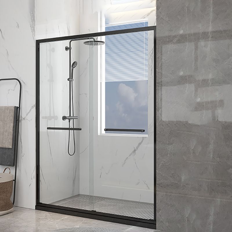Transparent Scratch Resistant Shower Doors Double Sliding Shower Bath Door Clearhalo 'Bathroom Remodel & Bathroom Fixtures' 'Home Improvement' 'home_improvement' 'home_improvement_shower_tub_doors' 'Shower and Tub Doors' 'shower_tub_doors' 'Showers & Bathtubs' 1200x1200_30f372d6-6f55-4918-8037-83bf47f6c61f