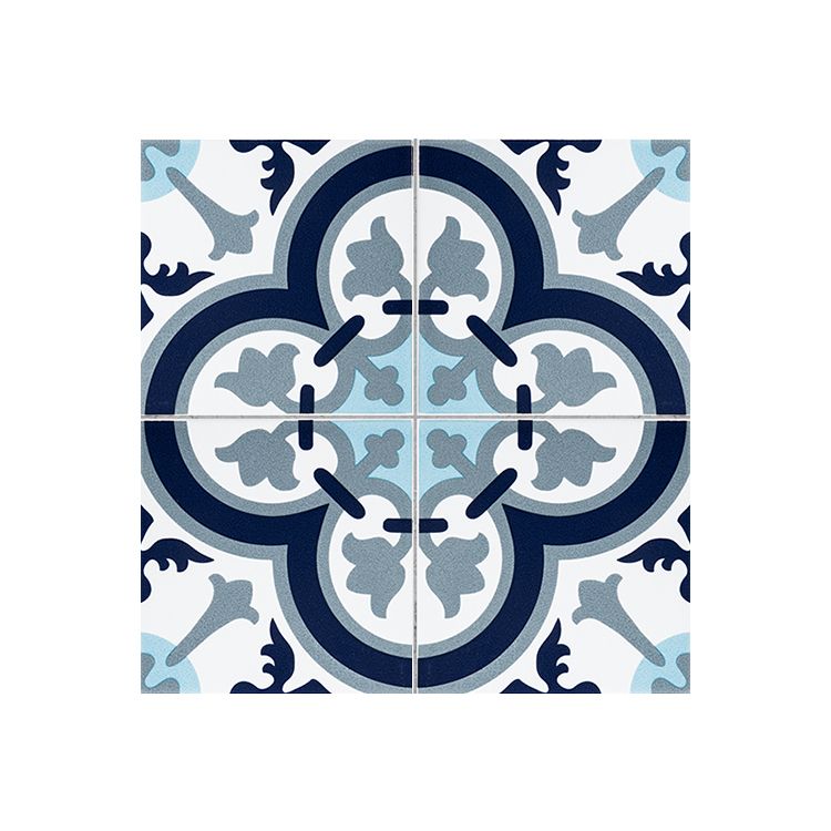 Blue Vintage Pattern Wall Tiles Natural Stone Rectangular Tiles Clearhalo 'Floor Tiles & Wall Tiles' 'floor_tiles_wall_tiles' 'Flooring 'Home Improvement' 'home_improvement' 'home_improvement_floor_tiles_wall_tiles' Walls and Ceiling' 1200x1200_30f6957c-0118-451d-a266-da29dba04b1b