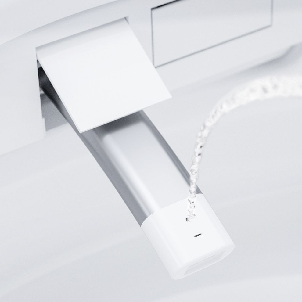 Contemporary One Piece Toilet Concealed Tank Toilet Bowl with Slow Close Seat for Washroom Clearhalo 'Bathroom Remodel & Bathroom Fixtures' 'Home Improvement' 'home_improvement' 'home_improvement_toilets' 'Toilets & Bidets' 'Toilets' 1200x1200_310fa4e9-2ec9-4a5e-98d2-c6c0a657f723