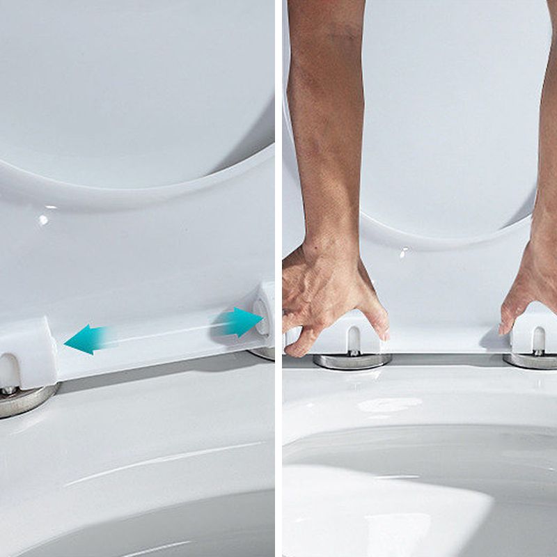 White Toilet Glazed Surface Modern All-In-One Toilet Bowl for Bathroom Clearhalo 'Bathroom Remodel & Bathroom Fixtures' 'Home Improvement' 'home_improvement' 'home_improvement_toilets' 'Toilets & Bidets' 'Toilets' 1200x1200_31214f08-7277-4285-8b64-a39d05032075