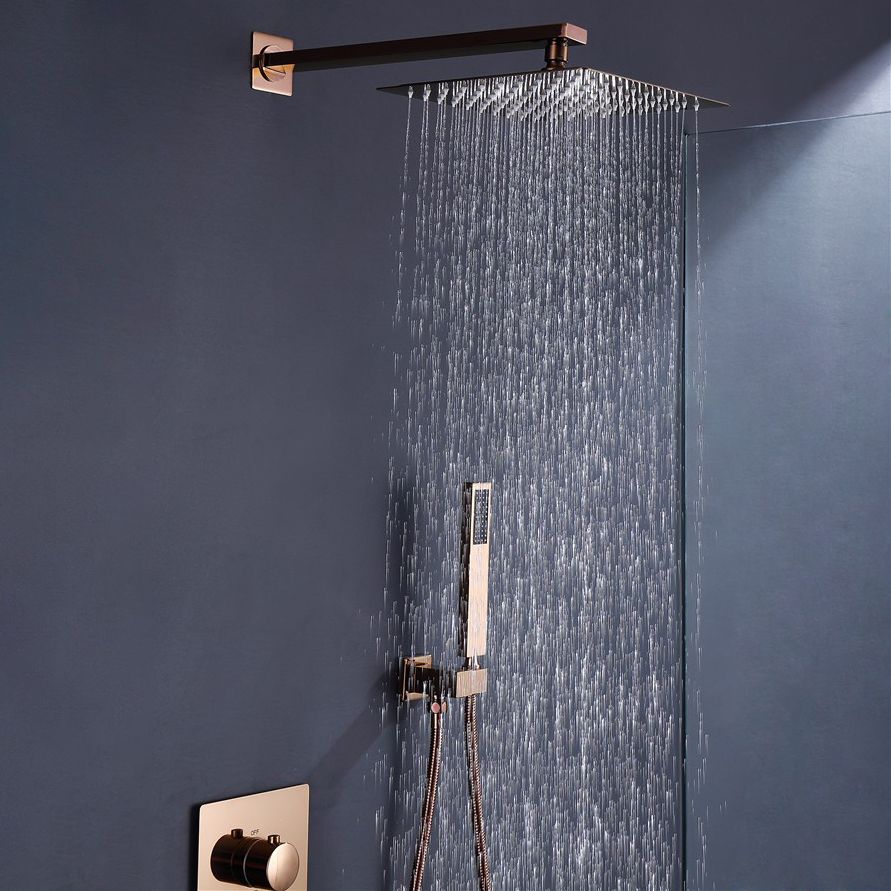 Modern Shower Combo Brass Adjustable Shower Head Temperature Control Shower Set Clearhalo 'Bathroom Remodel & Bathroom Fixtures' 'Home Improvement' 'home_improvement' 'home_improvement_shower_faucets' 'Shower Faucets & Systems' 'shower_faucets' 'Showers & Bathtubs Plumbing' 'Showers & Bathtubs' 1200x1200_3157bdcd-1056-4eb3-9a48-36b5ec4847a6