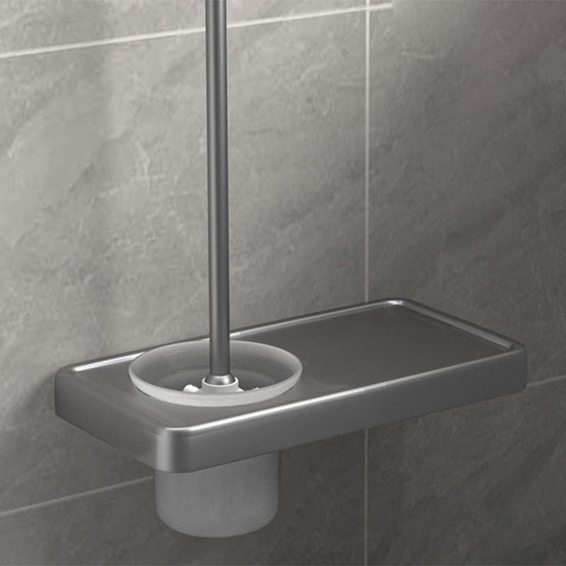 Modern Grey Bath Hardware Set Towel Bar Paper Holder Bathroom Accessory Kit Clearhalo 'Bathroom Hardware Sets' 'Bathroom Hardware' 'Bathroom Remodel & Bathroom Fixtures' 'bathroom_hardware_sets' 'Home Improvement' 'home_improvement' 'home_improvement_bathroom_hardware_sets' 1200x1200_315d7404-f1ef-4bc5-ad6b-6c2edd2cd729