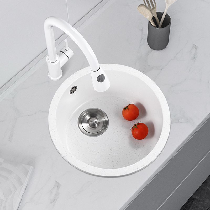 White 9" H Sink Single Bowl Drop-In Kitchen Sink with Soundproofing Clearhalo 'Home Improvement' 'home_improvement' 'home_improvement_kitchen_sinks' 'Kitchen Remodel & Kitchen Fixtures' 'Kitchen Sinks & Faucet Components' 'Kitchen Sinks' 'kitchen_sinks' 1200x1200_31688389-320c-4d4e-a635-0374abbf1250