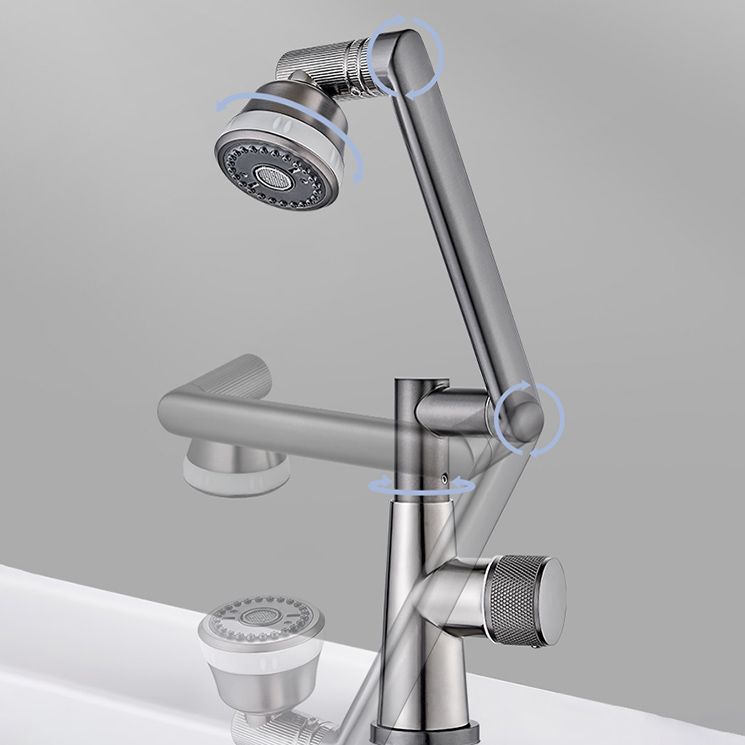 Knob Handle Wide Spread Bathroom Faucet Industrial Vanity Sink Faucet Clearhalo 'Bathroom Remodel & Bathroom Fixtures' 'Bathroom Sink Faucets' 'Bathroom Sinks & Faucet Components' 'bathroom_sink_faucets' 'Home Improvement' 'home_improvement' 'home_improvement_bathroom_sink_faucets' 1200x1200_3171da2c-2bc1-4418-89ec-078828e4848c