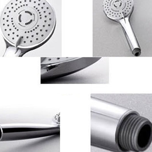 Contemporary Handheld Shower Head Adjustable Spray Pattern Silver Shower Head Clearhalo 'Bathroom Remodel & Bathroom Fixtures' 'Home Improvement' 'home_improvement' 'home_improvement_shower_heads' 'Shower Heads' 'shower_heads' 'Showers & Bathtubs Plumbing' 'Showers & Bathtubs' 1200x1200_3185f0a6-c0d3-47f2-a4be-300190b5accf