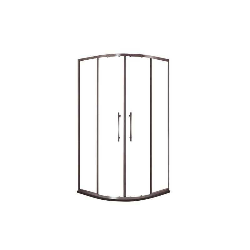 Framed Clear Shower Doors Double Sliding Tempered Shower Bath Door Clearhalo 'Bathroom Remodel & Bathroom Fixtures' 'Home Improvement' 'home_improvement' 'home_improvement_shower_tub_doors' 'Shower and Tub Doors' 'shower_tub_doors' 'Showers & Bathtubs' 1200x1200_3188d170-19dc-46eb-aeea-d84c3f977d7f