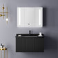 Contemporary Bathroom Sink Cabinet Wall-Mounted Mirror Cabinet Vanity Cabinet in Black Clearhalo 'Bathroom Remodel & Bathroom Fixtures' 'Bathroom Vanities' 'bathroom_vanities' 'Home Improvement' 'home_improvement' 'home_improvement_bathroom_vanities' 1200x1200_319c05b9-ac5b-42cf-99a0-bdd611ab7fd4
