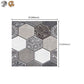 Hexagonal Tile-Peel & Stick Plastic Stain Resistant Peel & Stick Mosaic Tile 5 Pack Clearhalo 'Flooring 'Home Improvement' 'home_improvement' 'home_improvement_peel_stick_blacksplash' 'Peel & Stick Backsplash Tile' 'peel_stick_blacksplash' 'Walls & Ceilings' Walls and Ceiling' 1200x1200_31c3d04e-84bf-4ae2-9eeb-da464357c18b