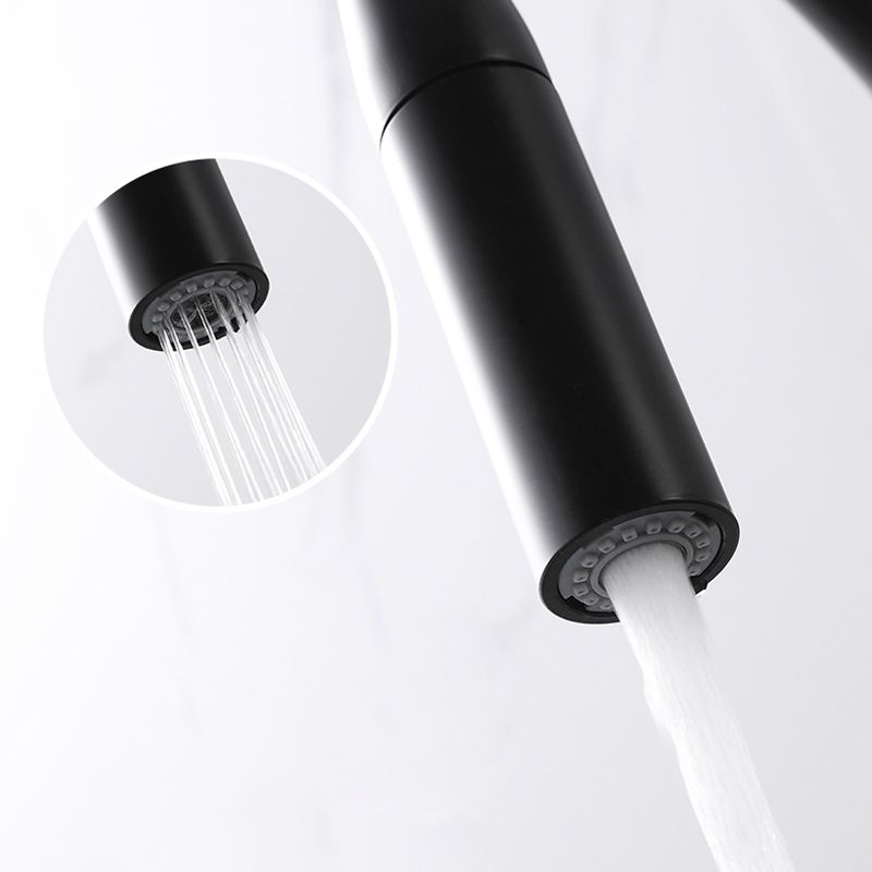 Contemporary Pull Down Single Handle Kitchen Faucet High Arch Water Filler Clearhalo 'Home Improvement' 'home_improvement' 'home_improvement_kitchen_faucets' 'Kitchen Faucets' 'Kitchen Remodel & Kitchen Fixtures' 'Kitchen Sinks & Faucet Components' 'kitchen_faucets' 1200x1200_31c7b5f1-c764-4bf9-8aa9-2ed28fe33917