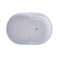 Modern Style Freestanding Bath Tub Oval Acrylic Soaking Bathtub in White Clearhalo 'Bathroom Remodel & Bathroom Fixtures' 'Bathtubs' 'Home Improvement' 'home_improvement' 'home_improvement_bathtubs' 'Showers & Bathtubs' 1200x1200_31c7b94f-e488-48dc-ad18-ed2878e101f5
