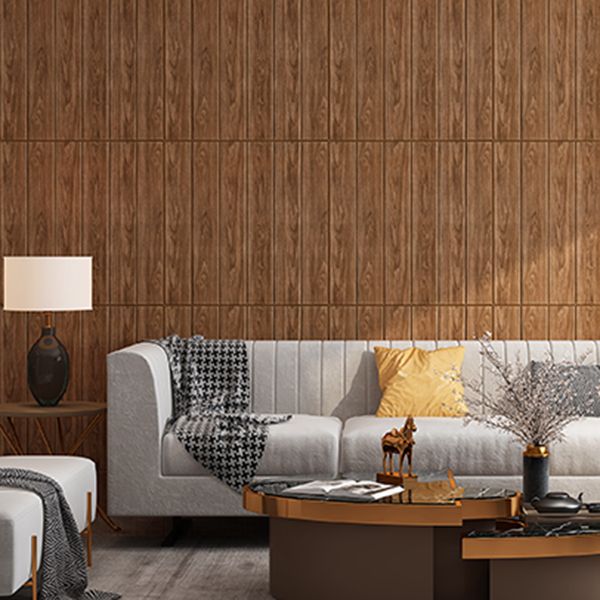 Plastic Wall Paneling Peel and Stick Waterproof Wood Planks Paneling Clearhalo 'Flooring 'Home Improvement' 'home_improvement' 'home_improvement_wall_paneling' 'Wall Paneling' 'wall_paneling' 'Walls & Ceilings' Walls and Ceiling' 1200x1200_31cab5c7-20f2-4b5b-9770-1159e587eb06