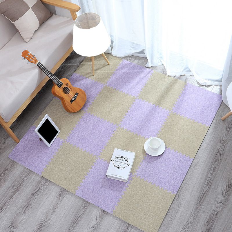 Modern Indoor Carpet Tiles Stain Resistant Interlocking Carpet Floor Tile Clearhalo 'Carpet Tiles & Carpet Squares' 'carpet_tiles_carpet_squares' 'Flooring 'Home Improvement' 'home_improvement' 'home_improvement_carpet_tiles_carpet_squares' Walls and Ceiling' 1200x1200_31f88cf1-7e30-4c57-9e55-efcb924db195