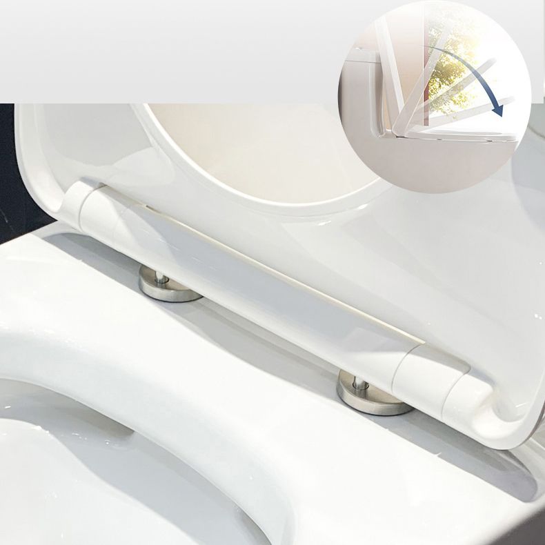 Modern Siphon Jet Toilet Bowl Wall Mount Flush Toilet with Seat for Bathroom Clearhalo 'Bathroom Remodel & Bathroom Fixtures' 'Home Improvement' 'home_improvement' 'home_improvement_toilets' 'Toilets & Bidets' 'Toilets' 1200x1200_31fb9e53-433c-4879-8ee7-eb924f1f3e44