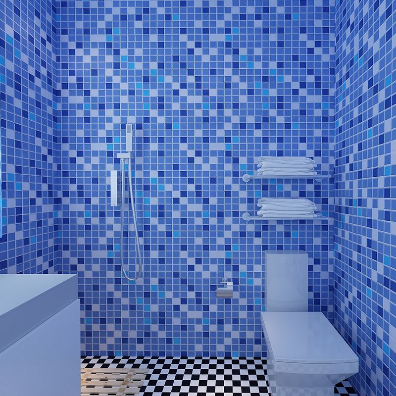 Colorful Mosaic Peel & Stick Tile Water-resistant Shower Wallpaper Clearhalo 'Flooring 'Home Improvement' 'home_improvement' 'home_improvement_peel_stick_blacksplash' 'Peel & Stick Backsplash Tile' 'peel_stick_blacksplash' 'Walls & Ceilings' Walls and Ceiling' 1200x1200_31fdfa62-936b-4d4e-88c8-1fea51659277