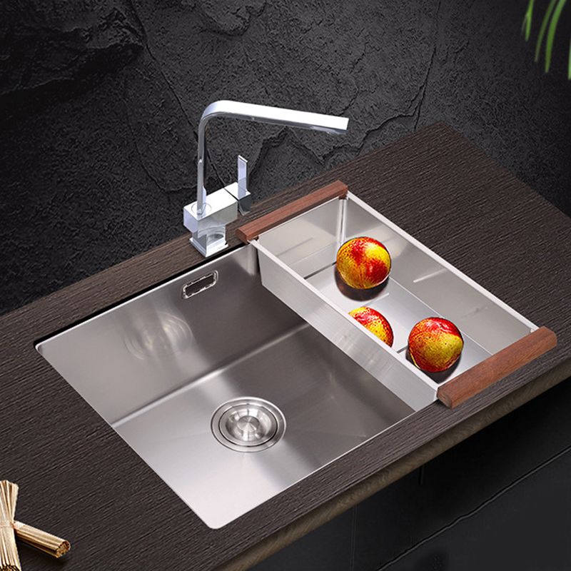 Modern Bar Prep Sink Stainless Steel Faucet and Drain Assembly Kitchen Sink Clearhalo 'Home Improvement' 'home_improvement' 'home_improvement_kitchen_sinks' 'Kitchen Remodel & Kitchen Fixtures' 'Kitchen Sinks & Faucet Components' 'Kitchen Sinks' 'kitchen_sinks' 1200x1200_322c9301-649a-4b1e-b208-bf1de5a89160
