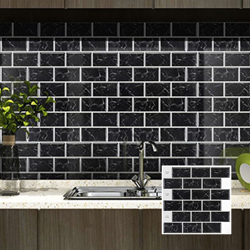 Peel & Stick Subway Tile Plastic Stain Resistant Peel & Stick Subway Tile 5-Pack Clearhalo 'Flooring 'Home Improvement' 'home_improvement' 'home_improvement_peel_stick_blacksplash' 'Peel & Stick Backsplash Tile' 'peel_stick_blacksplash' 'Walls & Ceilings' Walls and Ceiling' 1200x1200_32431f50-01ff-44f3-a065-a7fd7b65f365
