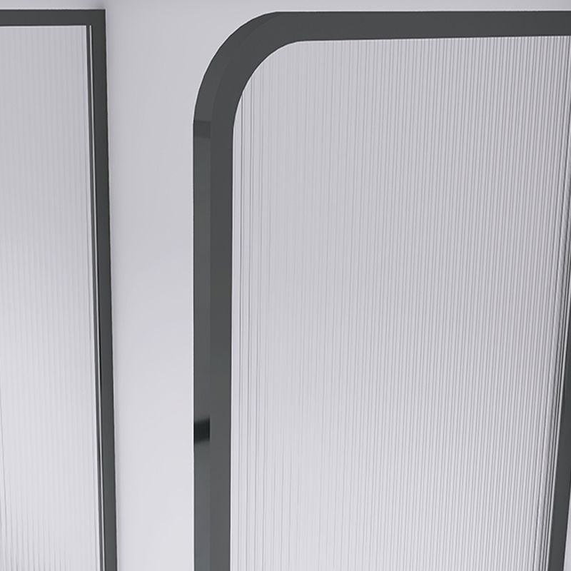 Frosted Shower Bath Door Single Fixed Framed Shower Bath Door Clearhalo 'Bathroom Remodel & Bathroom Fixtures' 'Home Improvement' 'home_improvement' 'home_improvement_shower_tub_doors' 'Shower and Tub Doors' 'shower_tub_doors' 'Showers & Bathtubs' 1200x1200_3251bf26-3093-4ea7-8296-16d91423f5c8